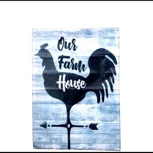 🐓 (FARMHOUSE GARDEN/LAWN FLAG 🐓